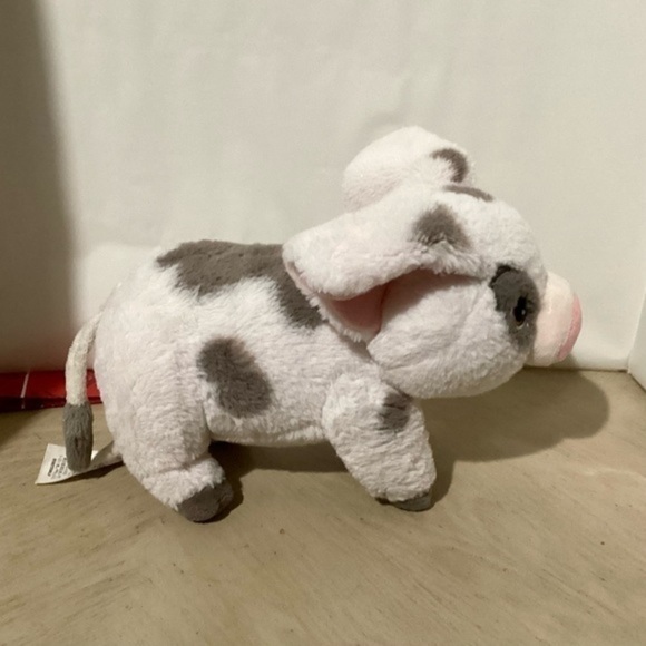 White pig stuffed animal toy - Picture 4 of 5